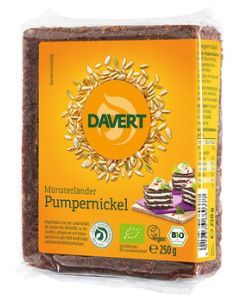 Pumpernickel Brot geschnitten